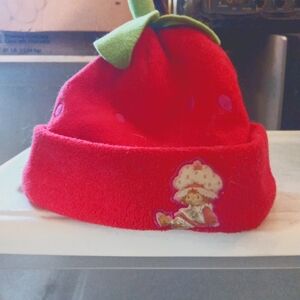 Strawberry Shortcake fleece beanie vintage Hot topic women's teens one size